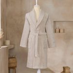 Ženski bademantil - Colourist, bež (L)