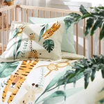Posteljina za bebe – krem (Jungle)