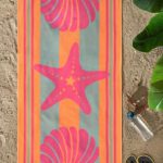 Peškir za plažu Nice Pink Shell 70x150 cm
