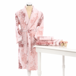 Emily bademantil (L) – puder roze